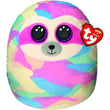 TY Squish A Boos Sloth Cooper Pastel 14 Inches