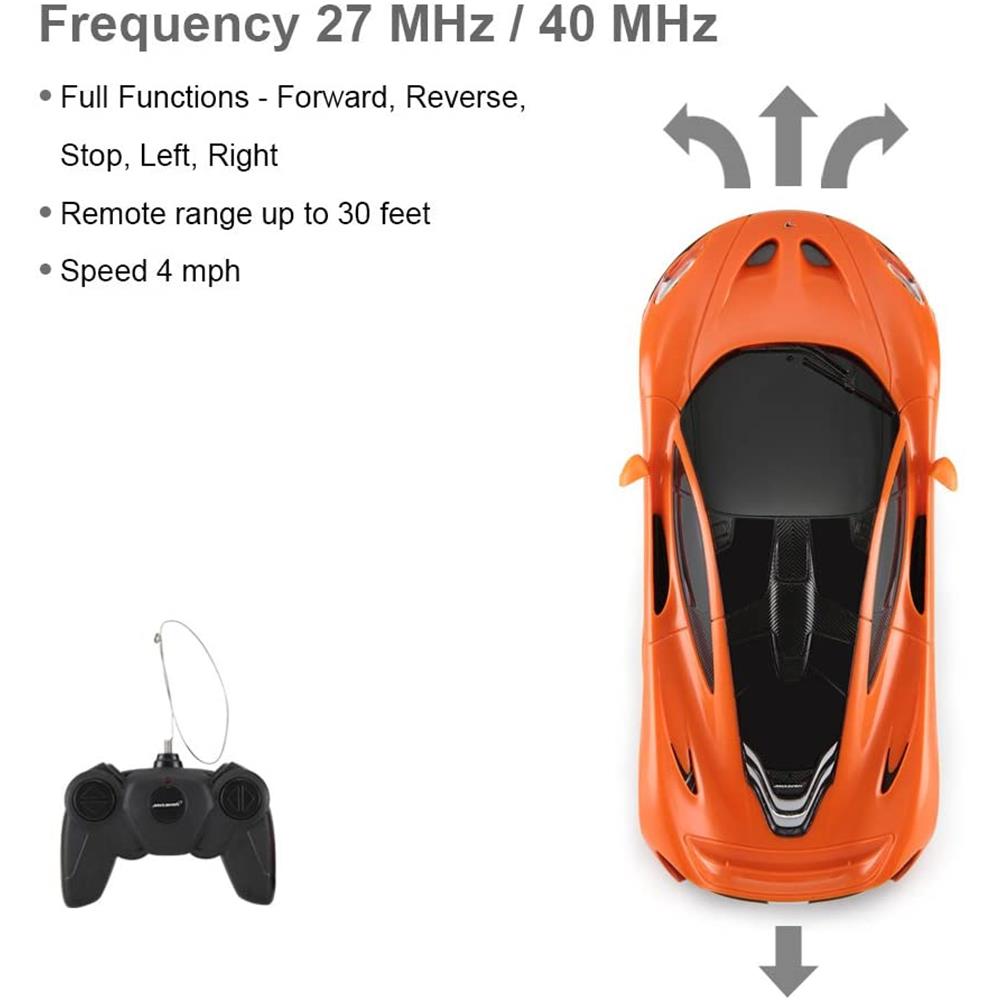Rastar RC Car | 1:24 Scale McLaren P1 Remote Control Toy Car, R/C Model Vehicle  Image#2