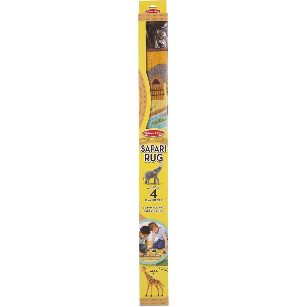 Melissa & Doug Round the Savanna Safari Activity Rug
