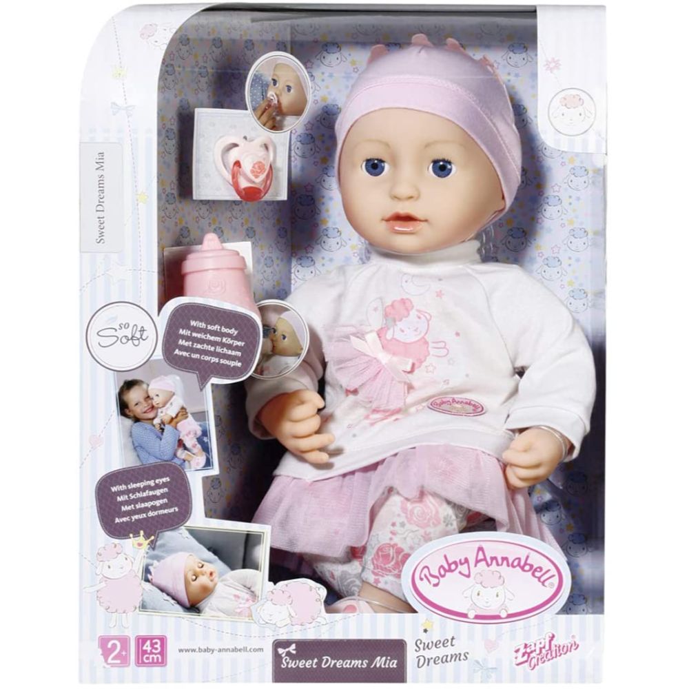 Baby Annabell Sweet Dreams Mia 43cm