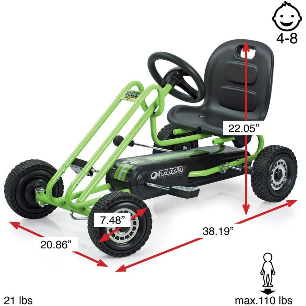 Hauck Green Pedal Go Kart – Toys4me