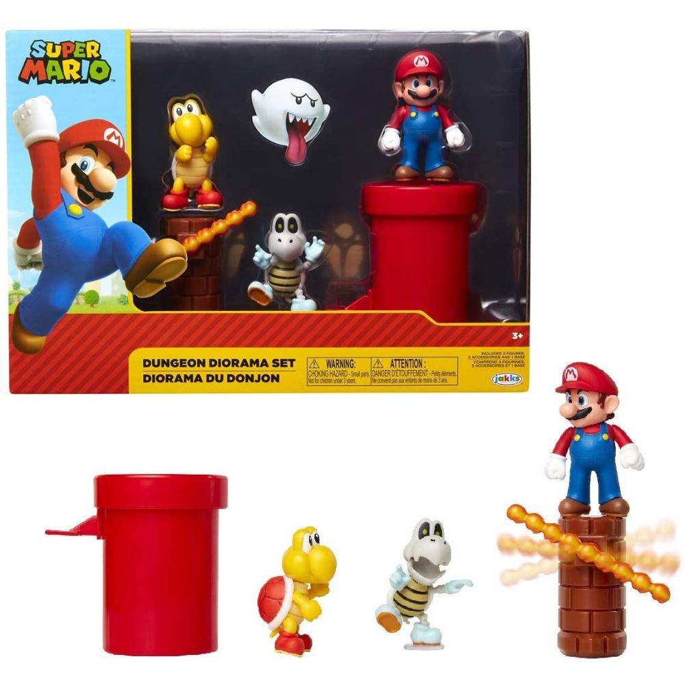 Super Mario Nintendo Dungeon 2.5 "Figure Multipack Diorama Set