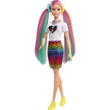 Barbie Rainbow Cheetah Hair Fe