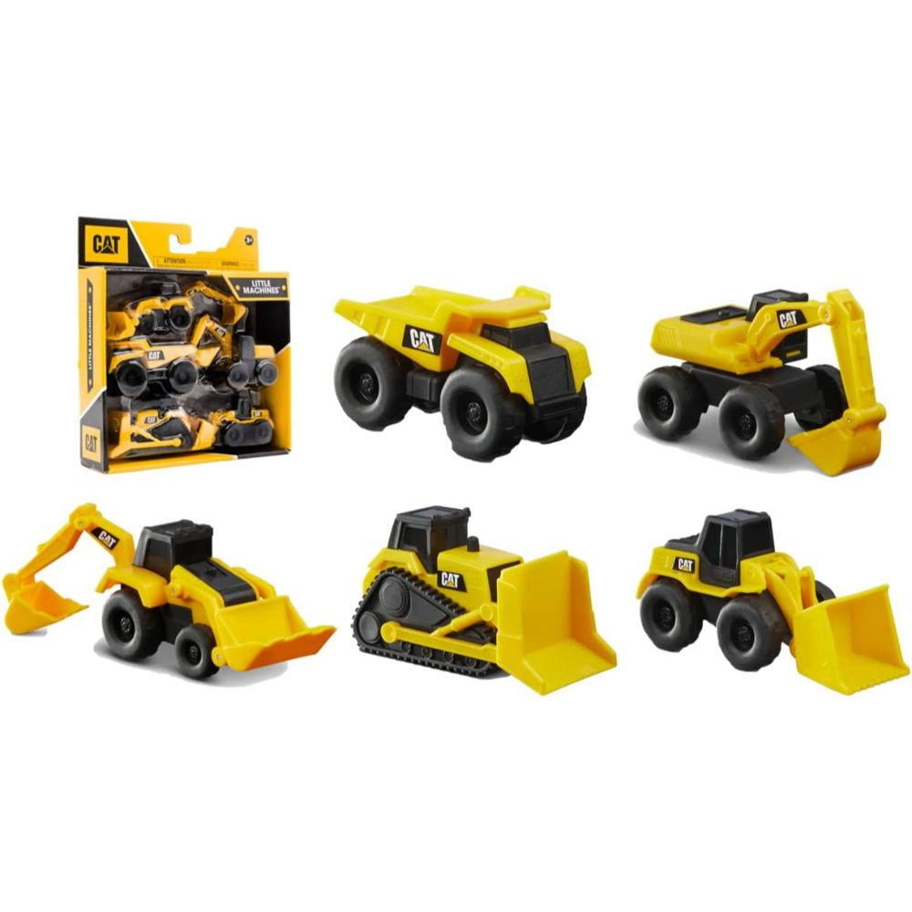 Cat Construction Little Machines Assorted