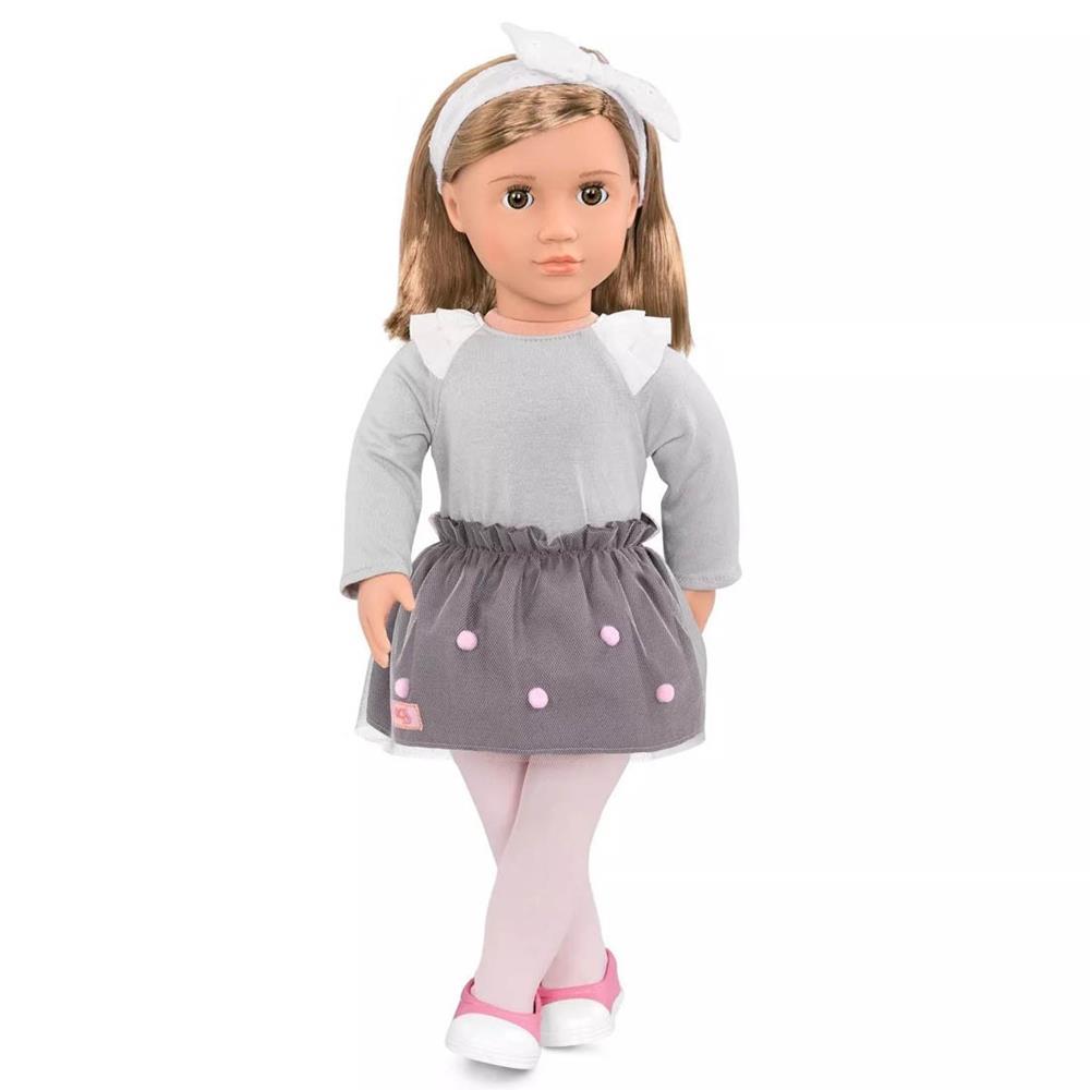 Our Generation Doll W/ Pompom Skirt Outfit, Bina  Image#1