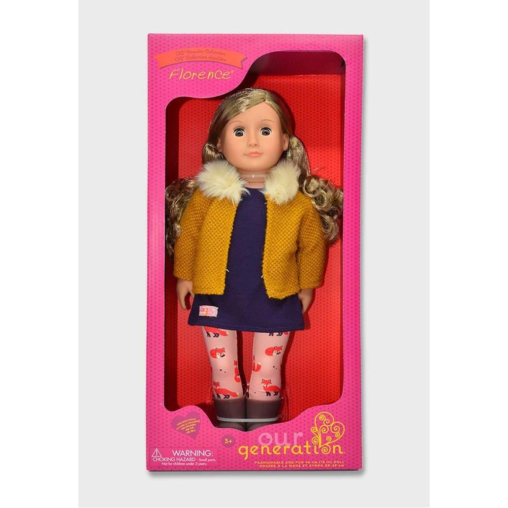 Our Generation Doll With Fox Tights And Vest  Image#4