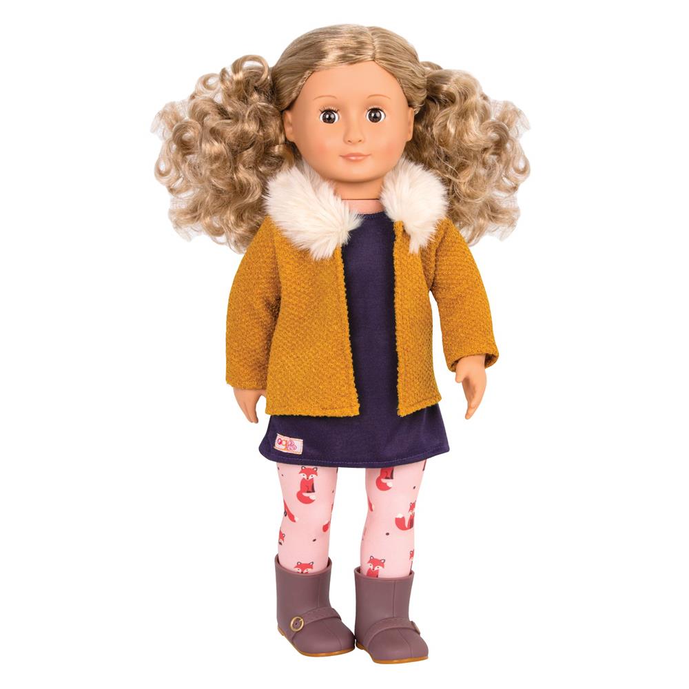 Our Generation Doll With Fox Tights And Vest  Image#1