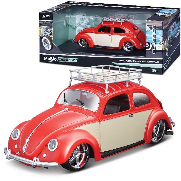 Maisto 1:18 Design Collecion 1951 Volkswagen Beetle