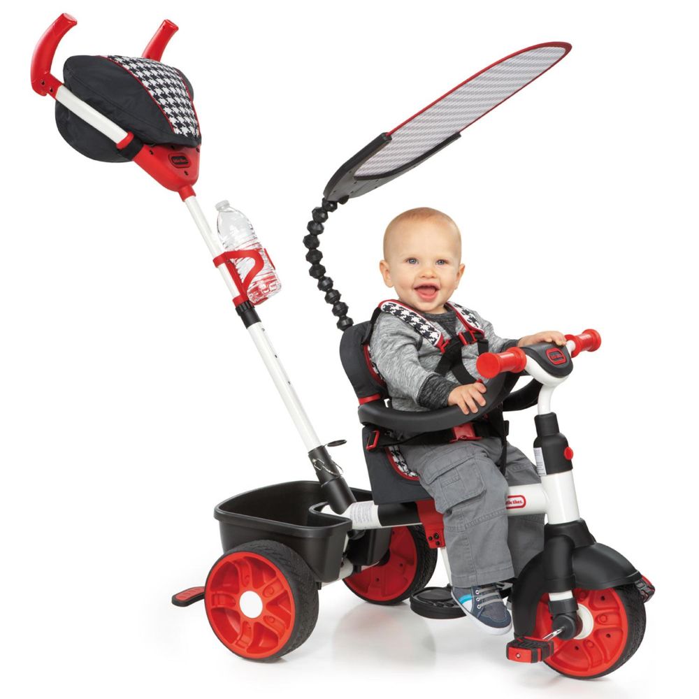 Little Tikes 4-in-1 Sports Edition Trike (Red/ White)  Image#3
