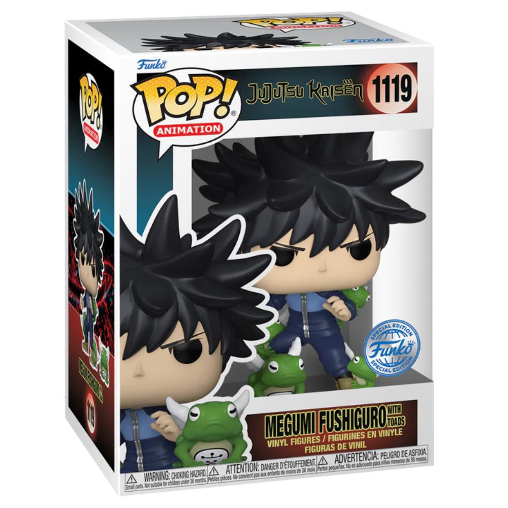 Funko Pop - Animation Jujutsu Kaisen Megumi Fushiguro with Toads