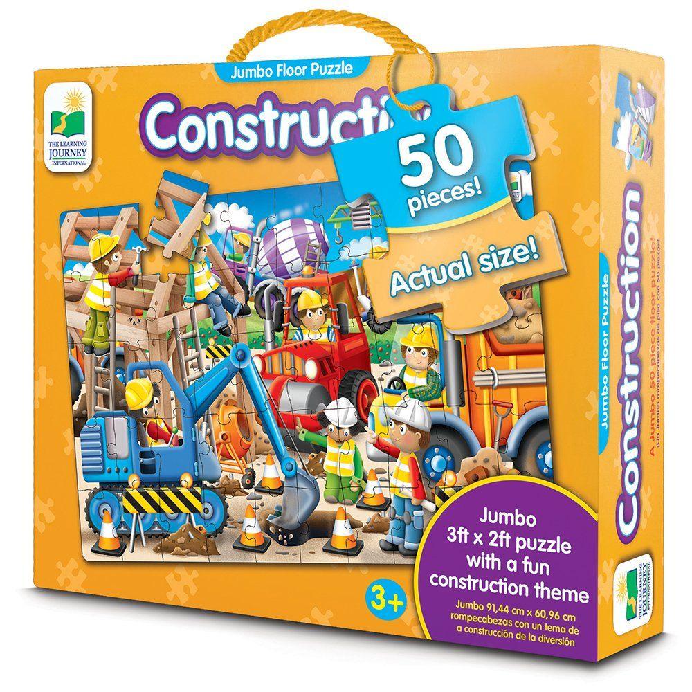 The Learning Journey Jumbo Floor Puzzles - Construction  Image#1