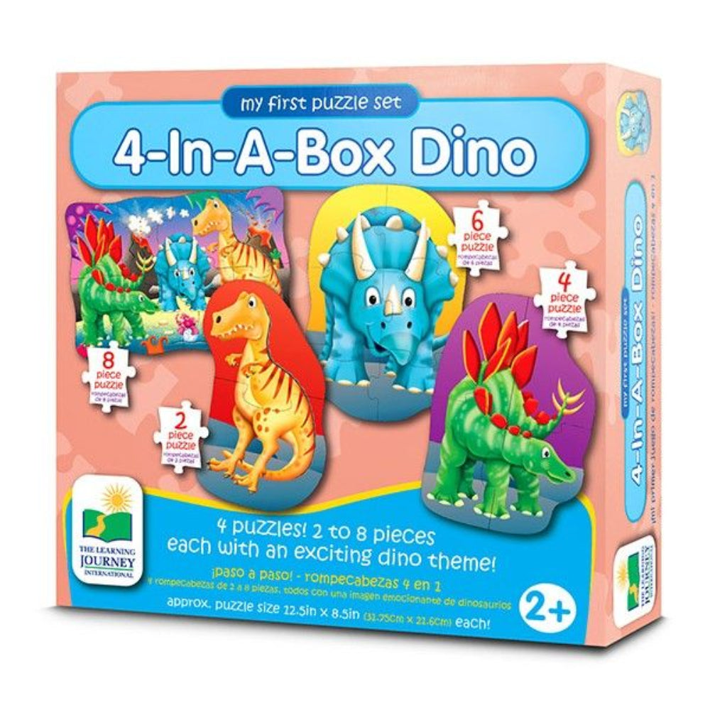 The Learning Journey My First Puzzle Sets 4 In A Box Puzzles Dino  Image#1