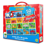 The Learning Journey Jumbo Floor Puzzles  - Animals  Image#1