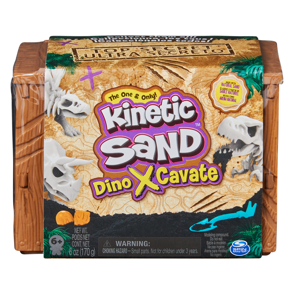 Kinetic Sand, Dino XCavate 3-Pack Assorted