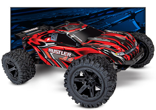 Traxxas Rustler 4X4 Brushed with Charger