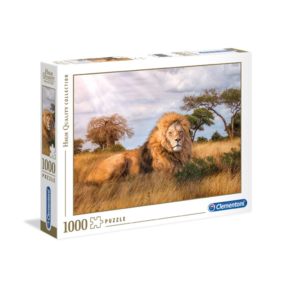 Clementoni Adult Puzzle The King Of Forest Lione 1000Pcs  Image#1