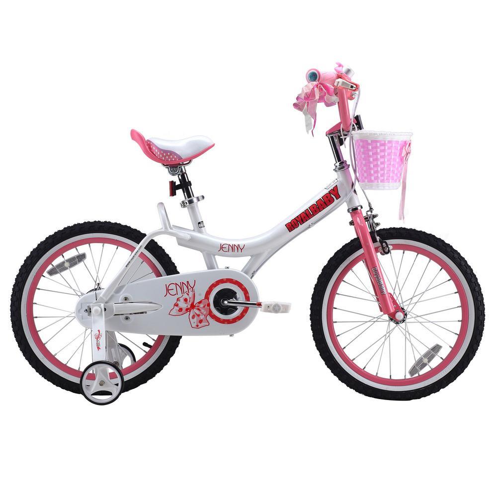 Royal Baby Jenny Bicycle 18In-White  Image#1