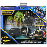 DC Batman VS Swamp Thing Armory Attack Batcycle