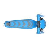 Yvolution Y Glider Kick & Roll 3-Wheel Scooter with LED Wheels - Blue