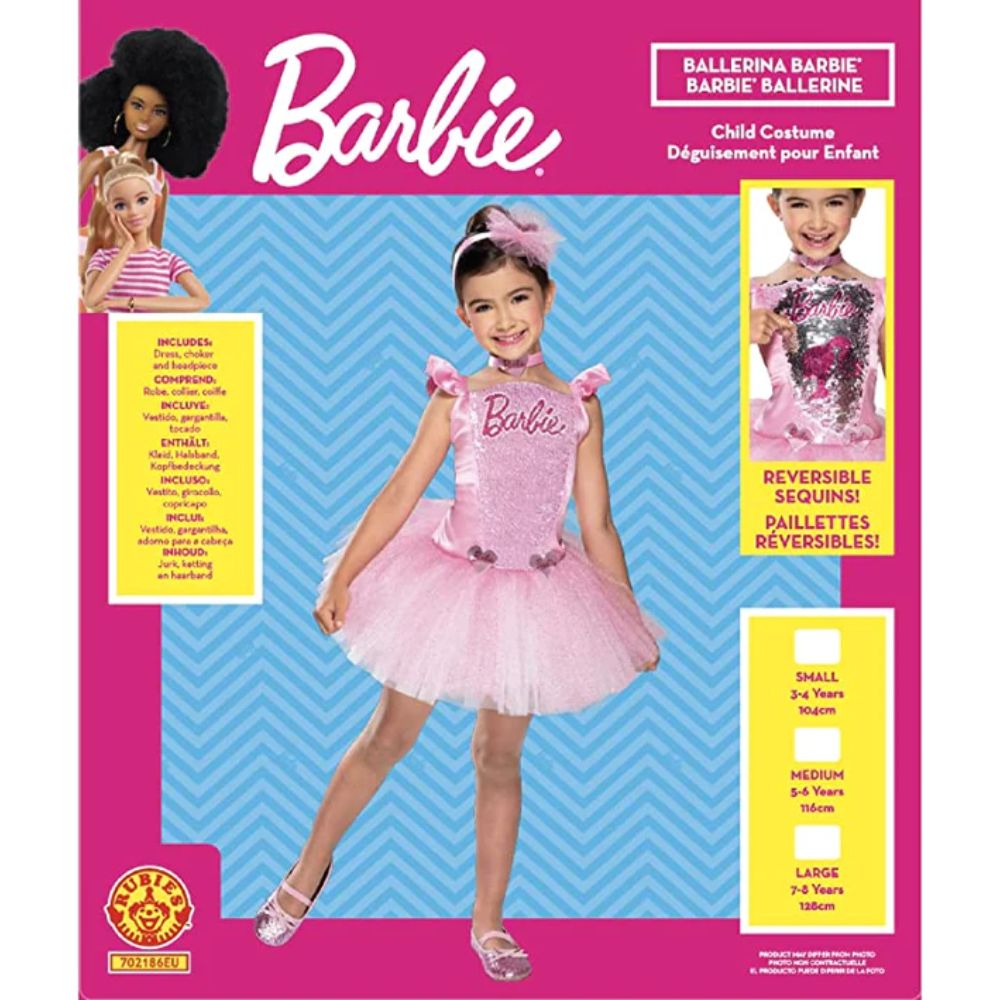 Rubies Barbie Ballerina - Extra Small