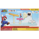 Super Mario Cloud World Diorama Set with 2.5" Running Mario Action Figure