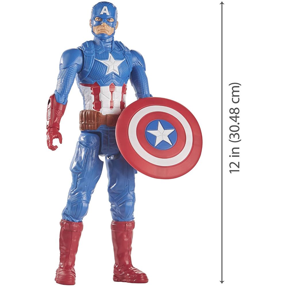 Avengers Marvel Titan Hero Series Blast Gear Captain America Action Figure