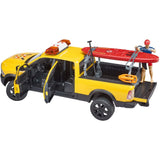 Bruder Ram 2500 Power Wagen Life Guard w Figure, Stand up Paddle, L&S Module