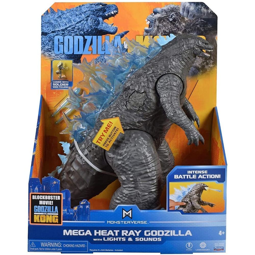 Monster Verse Godzilla vs Kong 13" Mega Kong Figure with Lights & Sounds