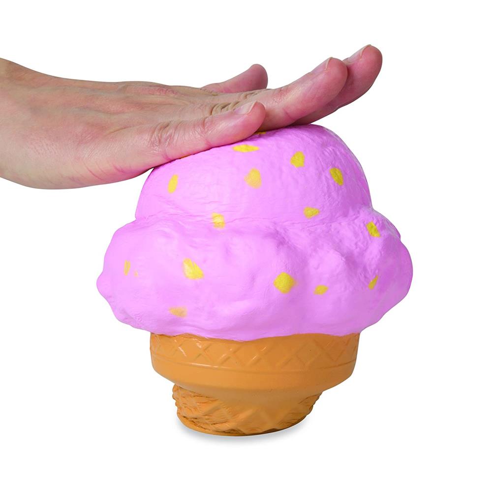ORB Soft 'N' Slo Squishies Sweet Shop Ultra - Banana Strawberry Ice Cream Cone  Image#2