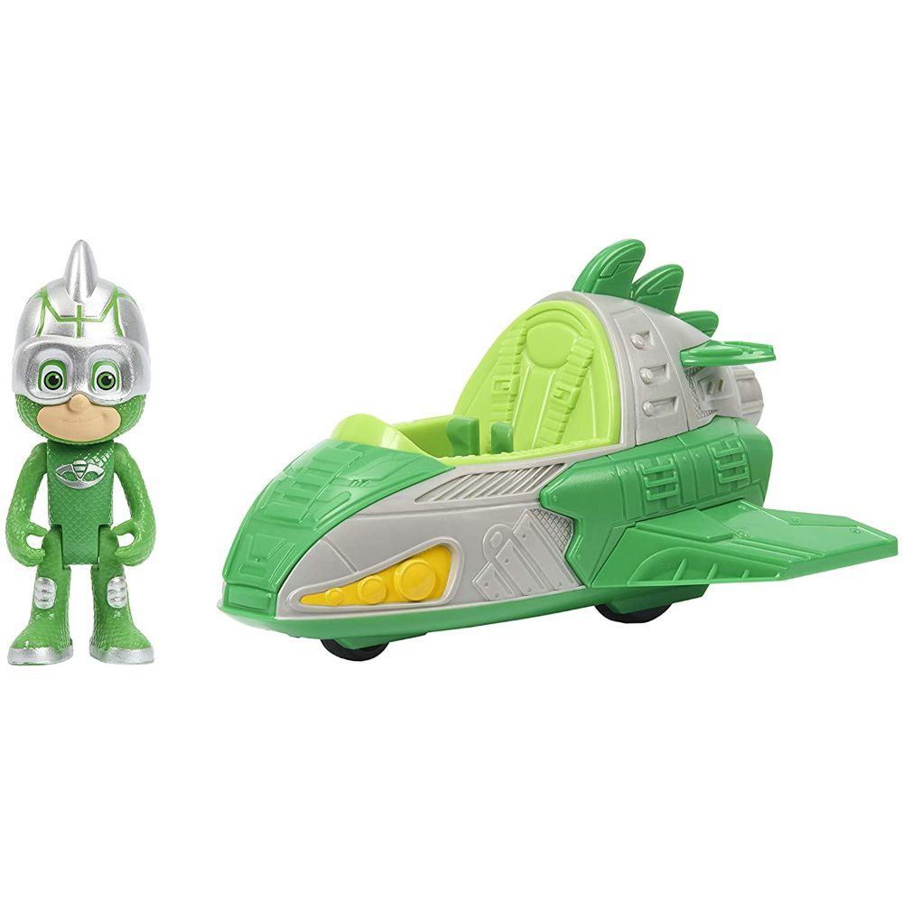Sac à Dos Enfant PJ Masks 'Sauvez Le Ciel' - 12x16x5 Pouces, 100% Nylon, Multicolore Sur Noir, Neuf Avec étiquettes