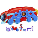 Marvel - Spidey and His Amazing Friends Spider Crawl-R 2-in-1 Headquarters Playset