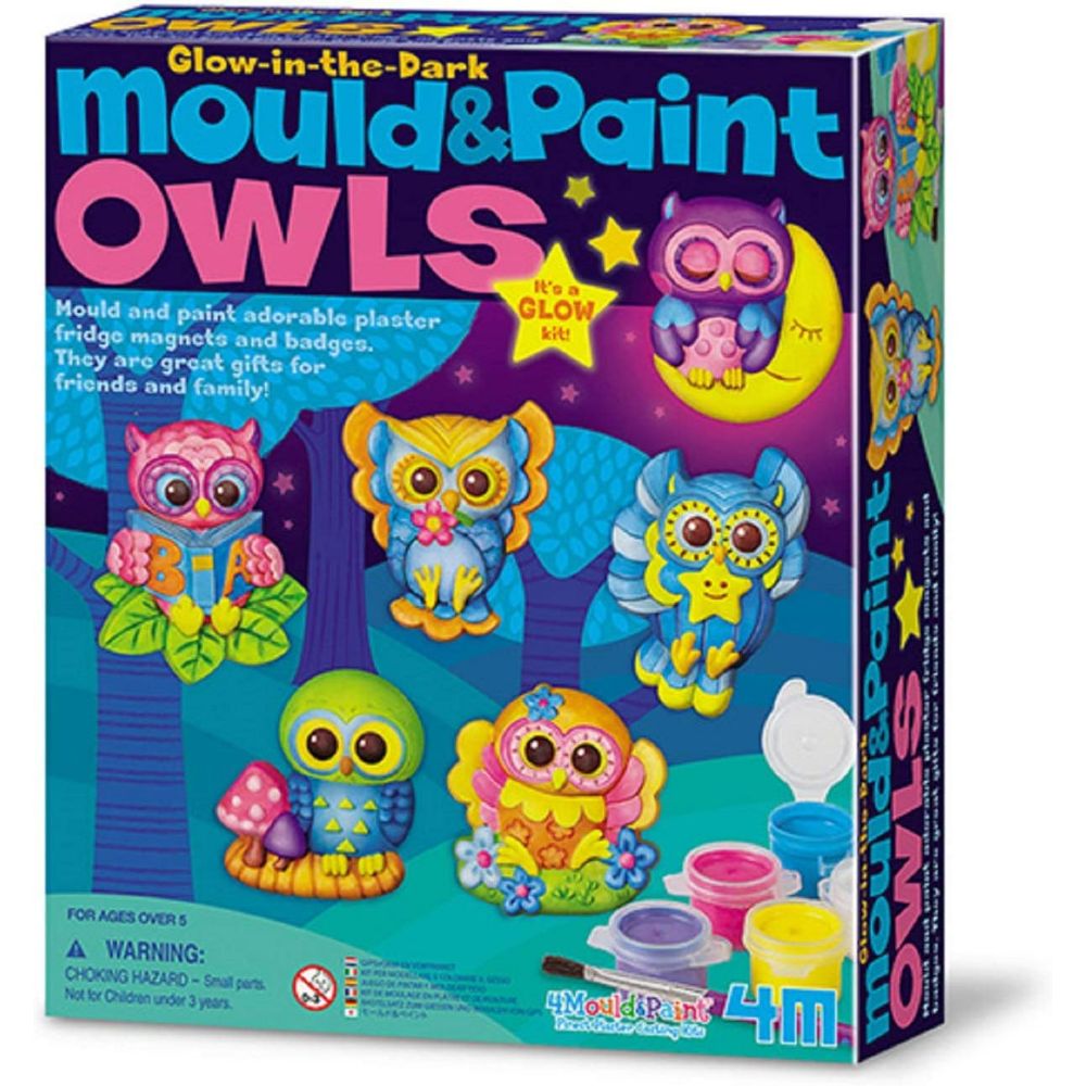 4M Mould & Paint Owls