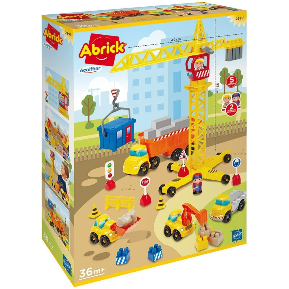 Ecoiffier Abrick Construction Site Playset