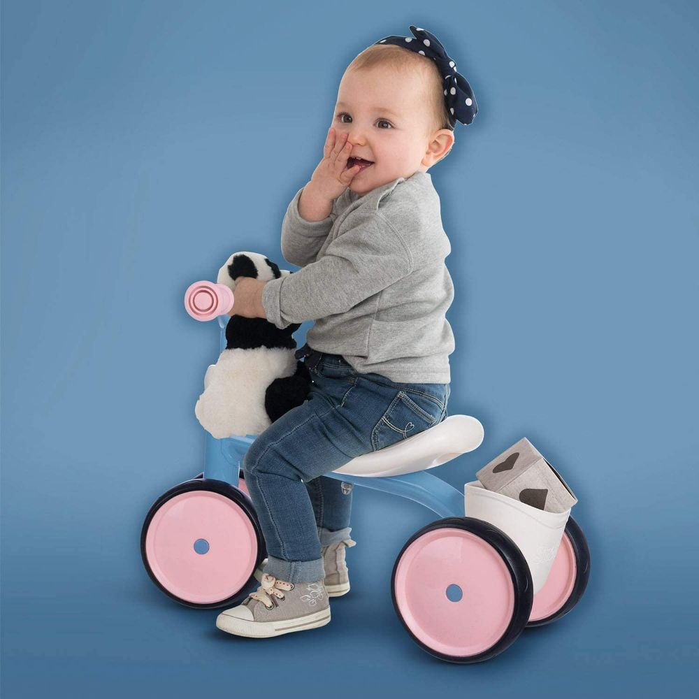 Simba - Smoby Rookie Ride-On Metal Silent Wheels Pink