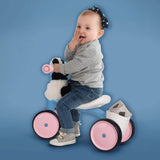Simba - Smoby Rookie Ride-On Metal Silent Wheels Pink