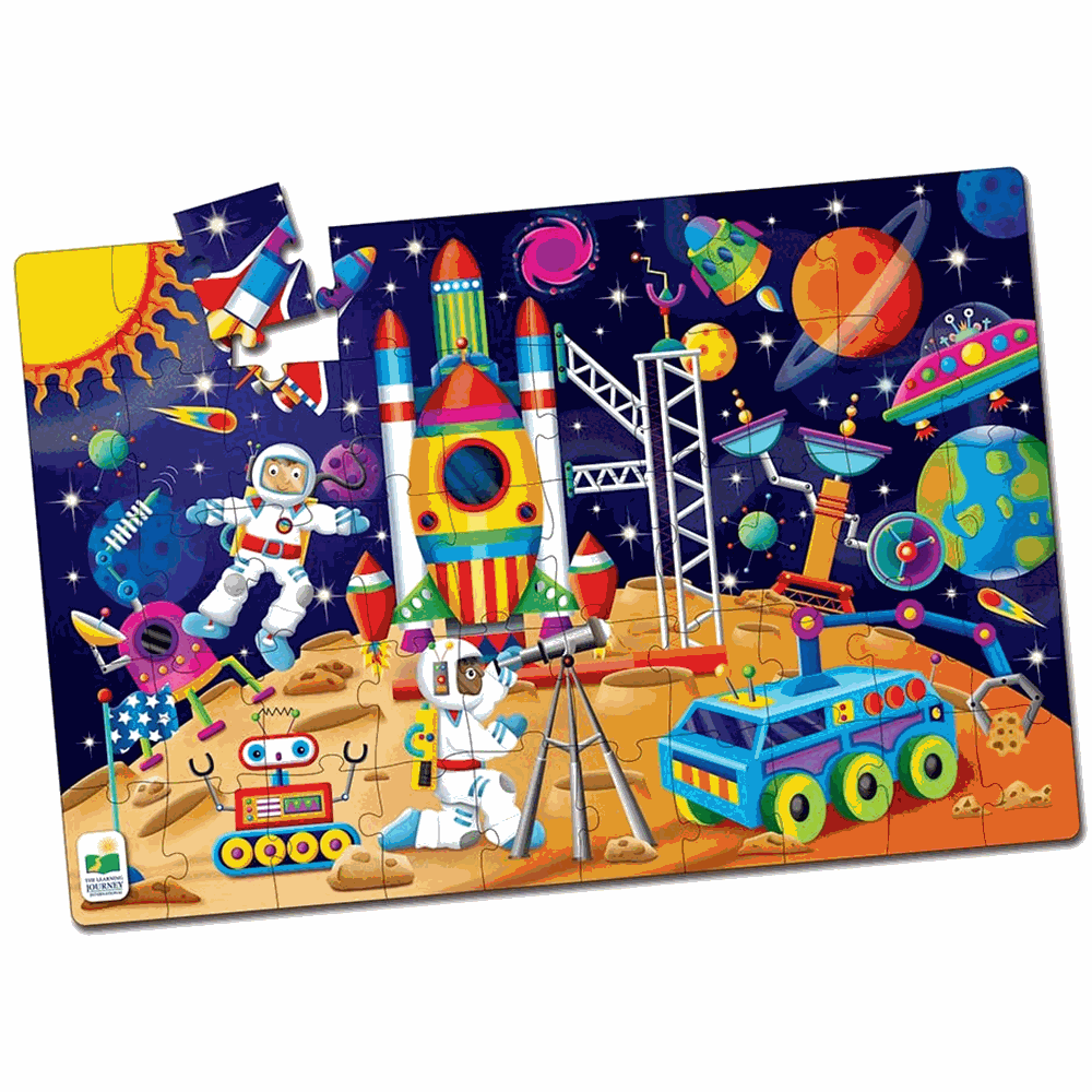 The Learning Journey Jumbo Floor Puzzles - Out In Spaceregular  Image#3