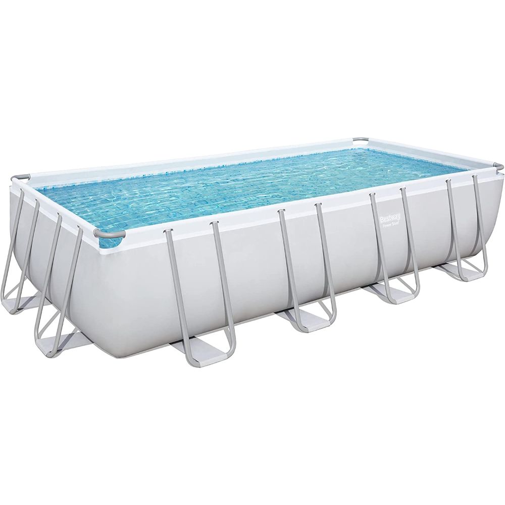 Bestway - Power Steel Rectangular Pool Set 4.88m x 2.44m x 1.22m