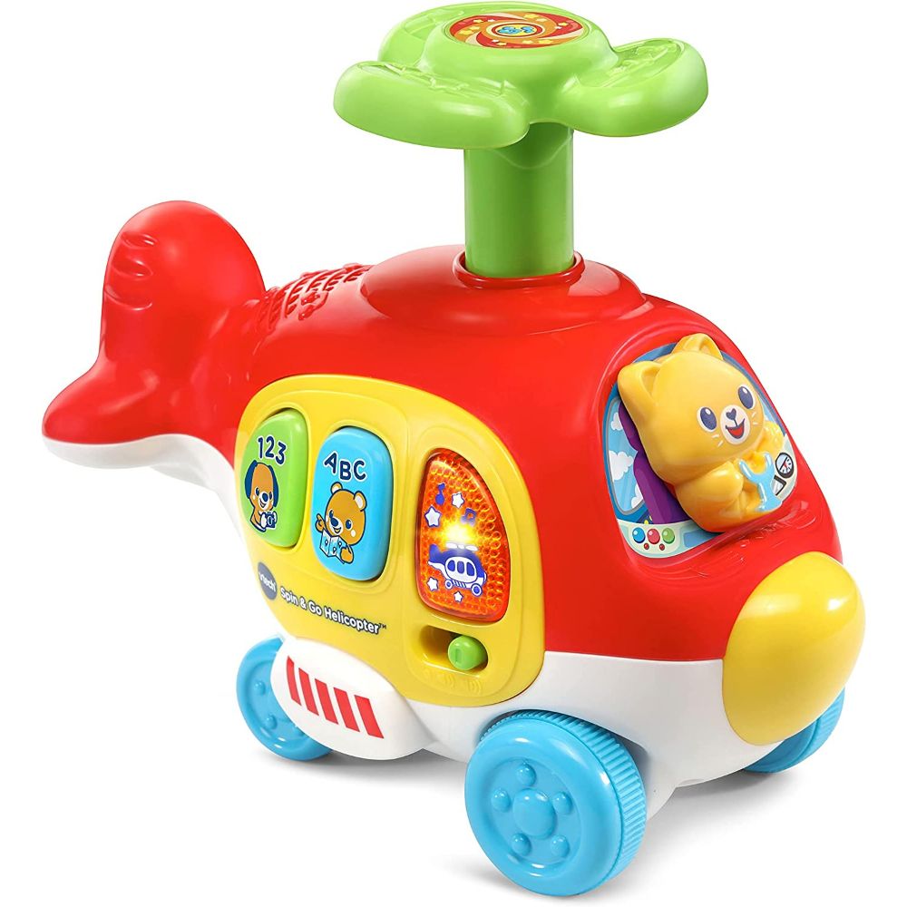 VTech Push & Spin Helicopter - Electronic Toy Helicopter