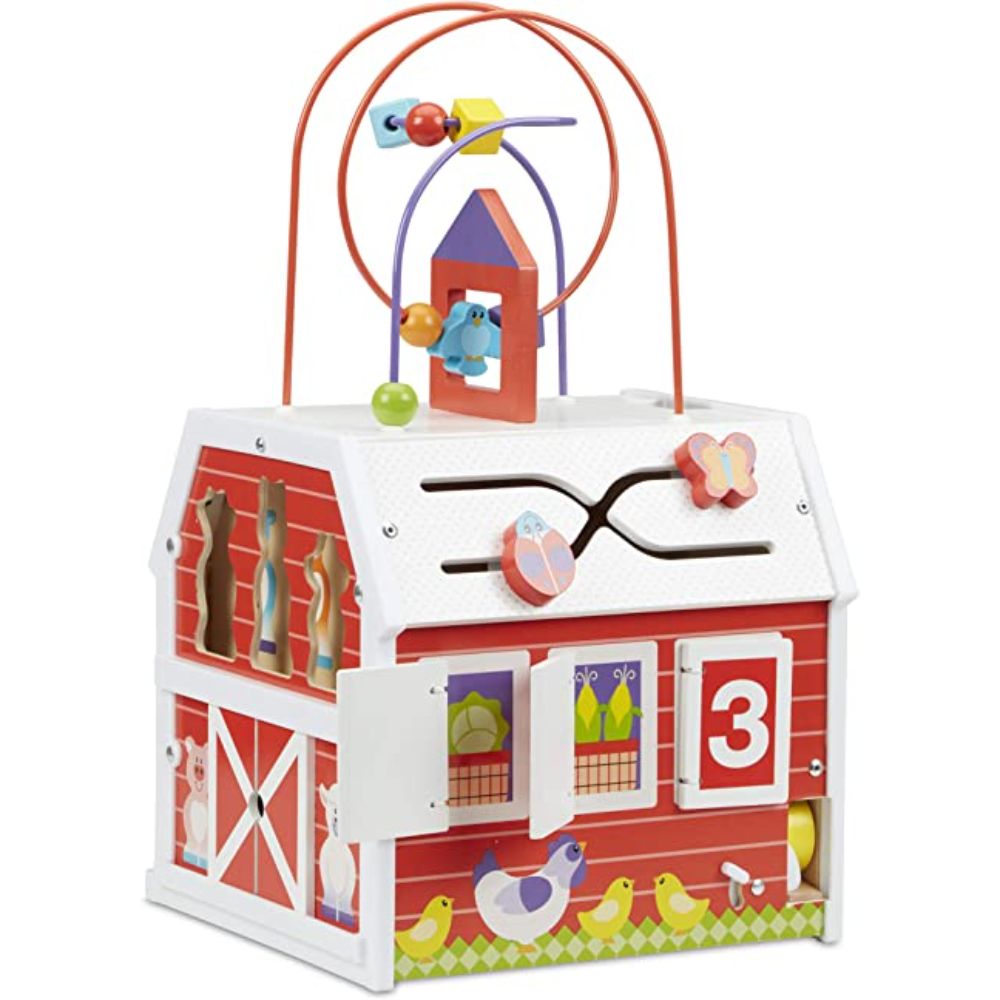 Melissa & Doug First Paly Slide Sort and Roll Activity Barn