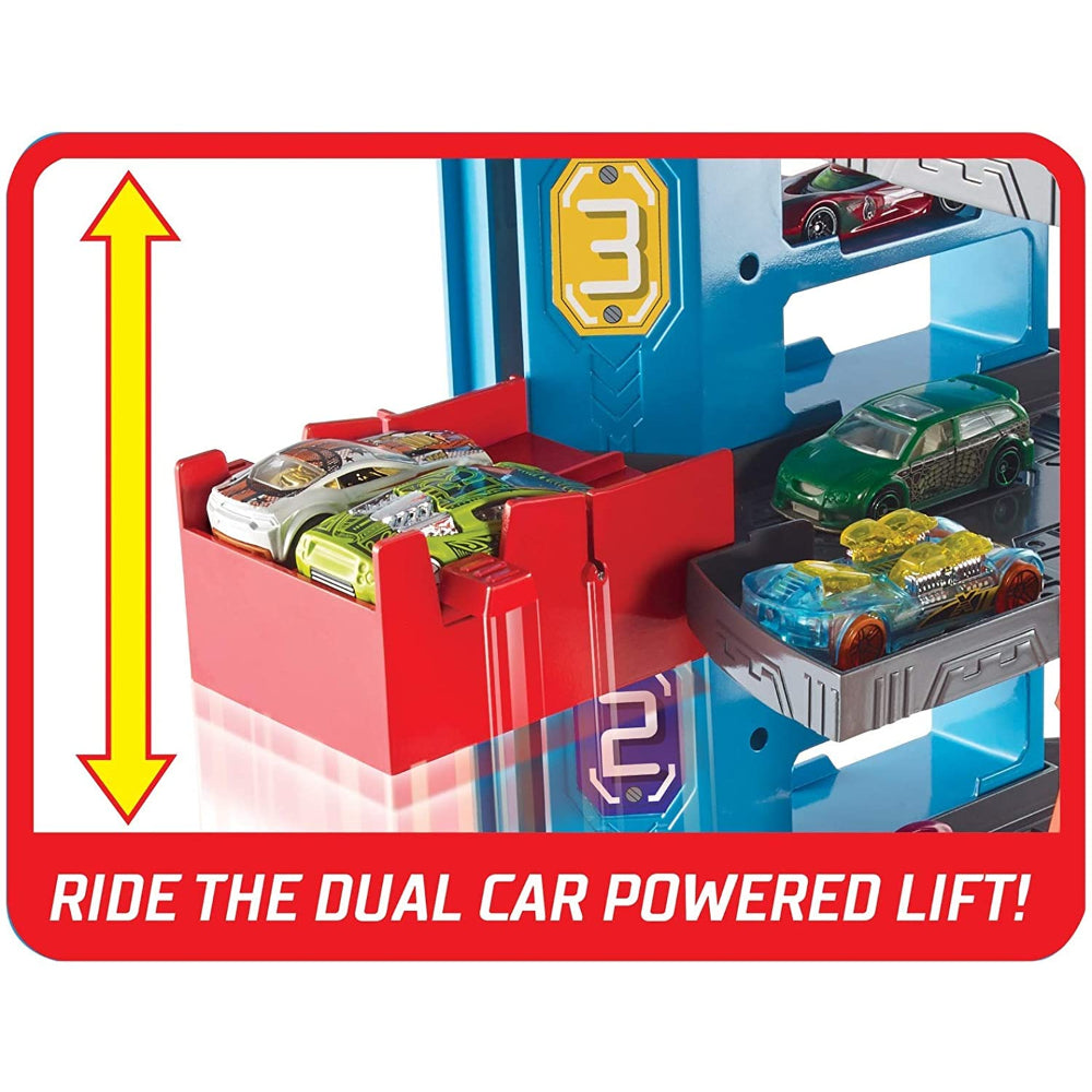 Hot Wheels  City Garage with Loops and Shark, Connectable Play Set  Image#5