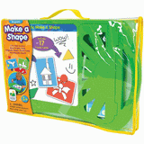 The Learning Journey: Magnetic Make A Shape Board - Art and Tangram Activity Set  Image#1