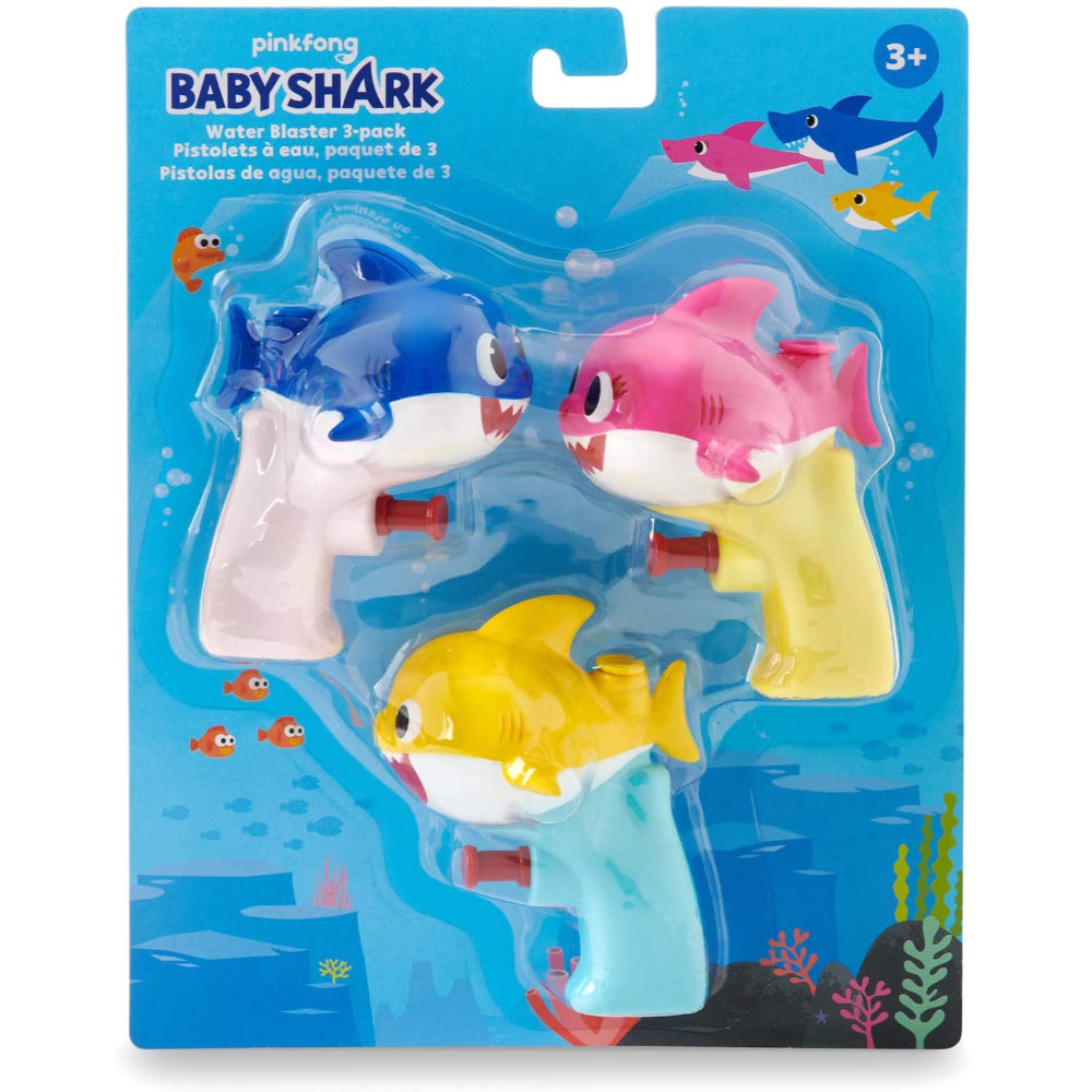Baby Shark Official Water Blaster - Baby Shark Family 3-Pack  Image#1
