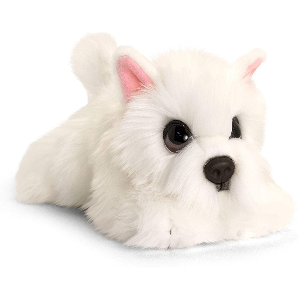 Keel Toys 32cm Signature Cuddle Puppy Westie, White