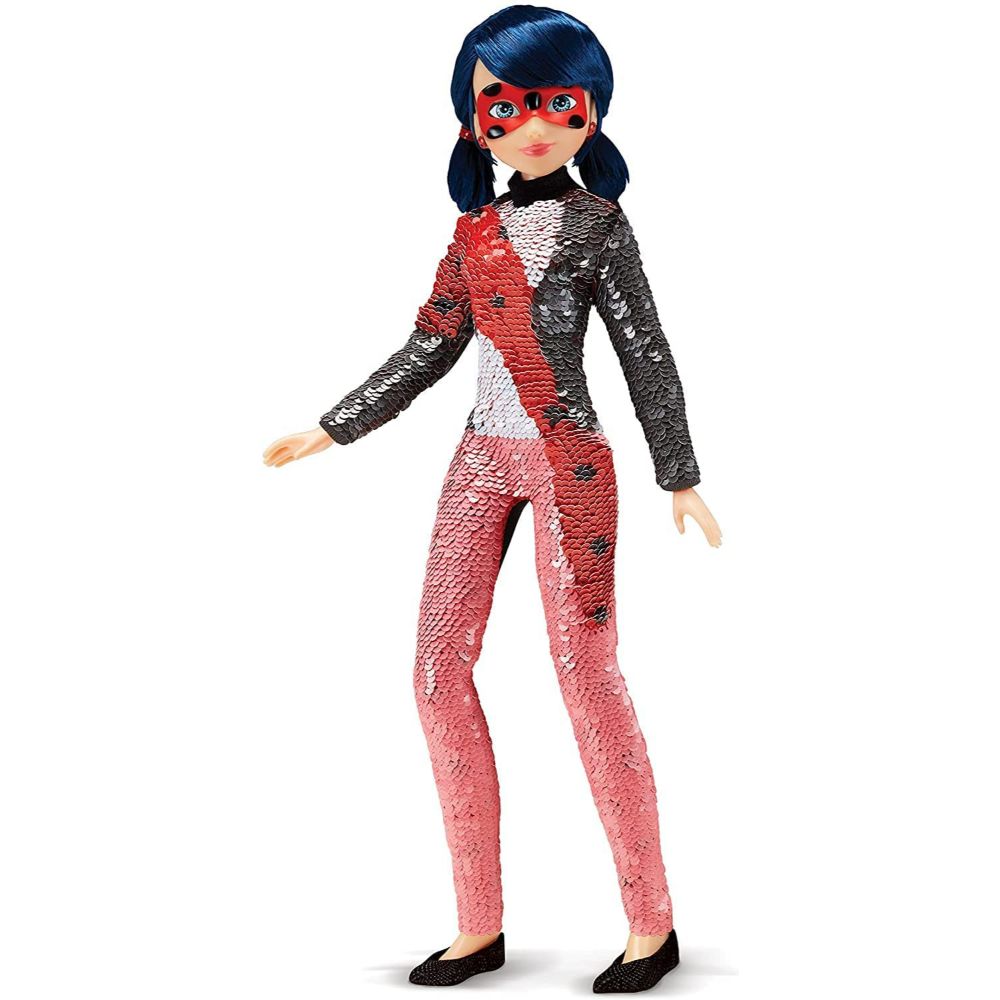 Miraculous Ladybug Fashion Flip with Sequin Outfit Doll