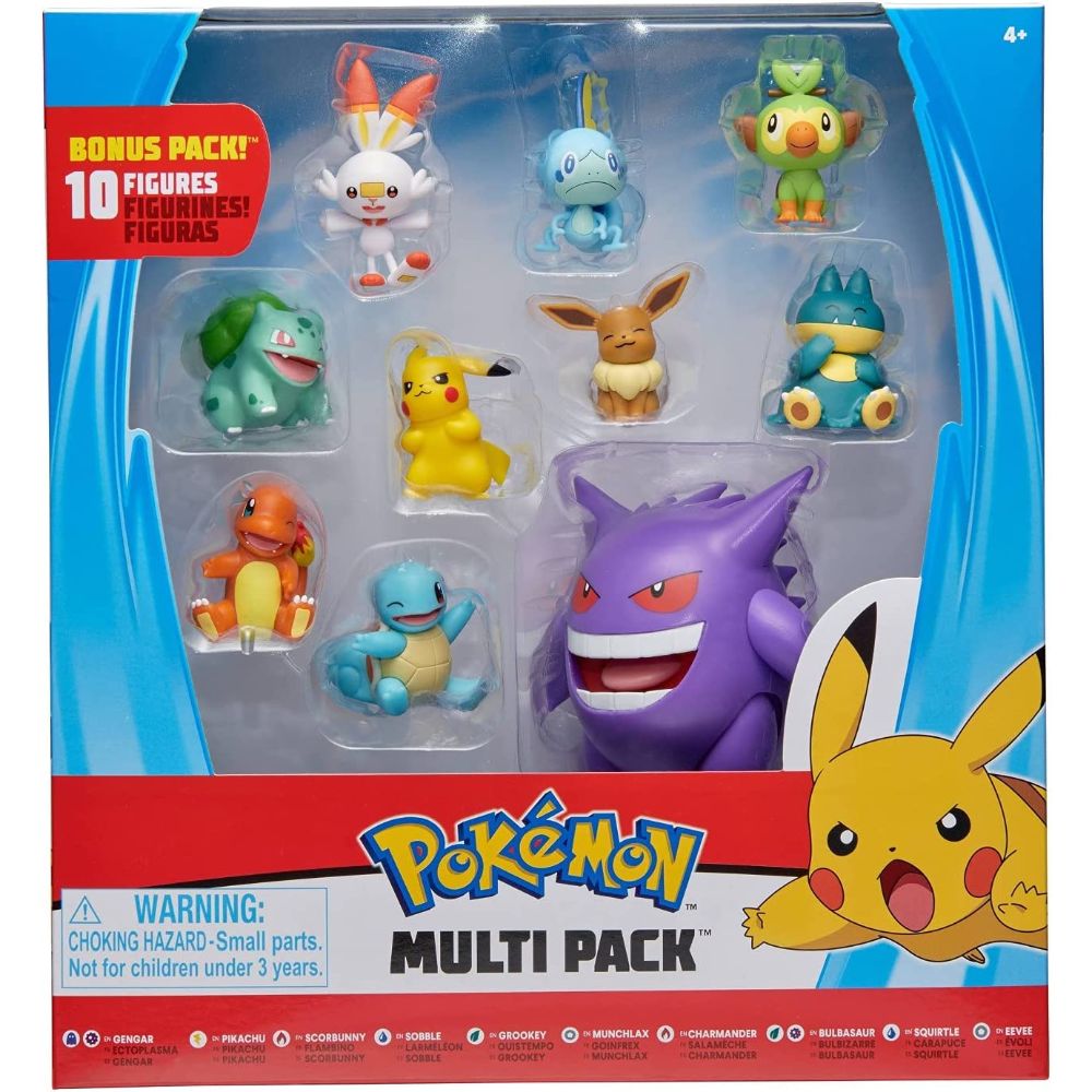 Pokemon Battle Figure Multi Pack 10Pc