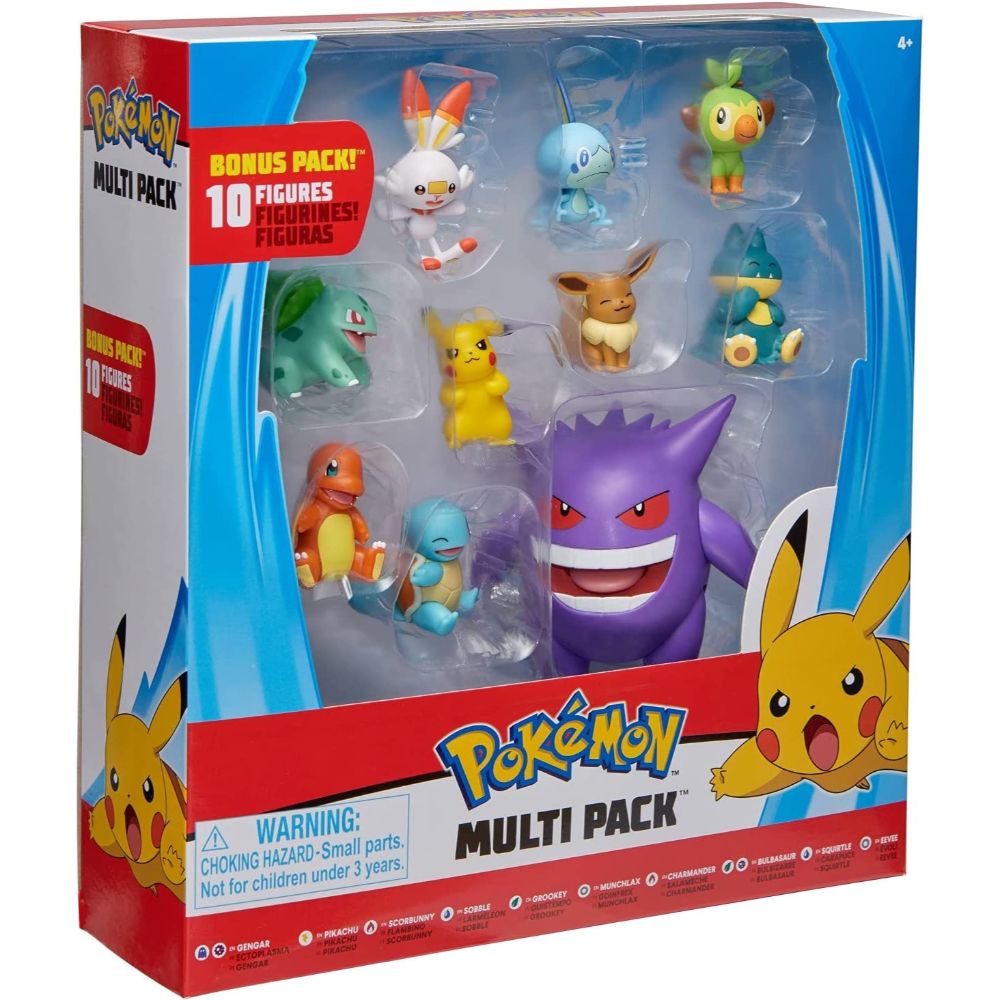 Pokemon Battle Figure Multi Pack 10Pc