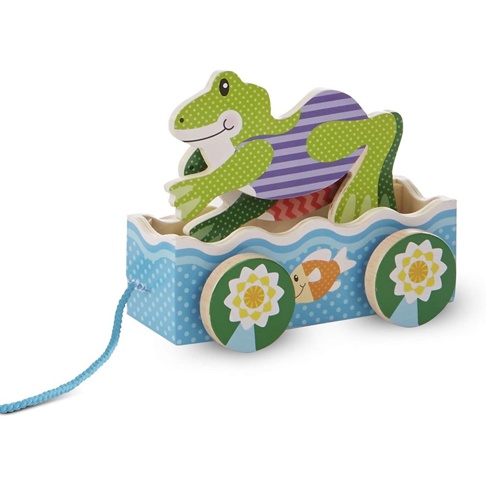 Melissa & Doug First Play Friendly Frogs Pull Toy
