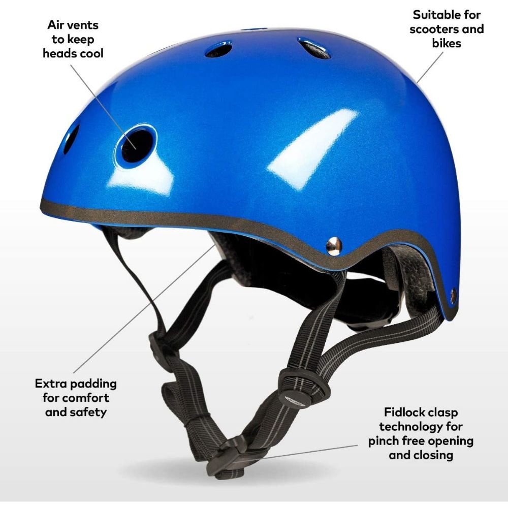 Micro PC Helmet Dark Blue Metallic