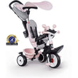 Smoby Tricycle Baby Driver Plus Pink