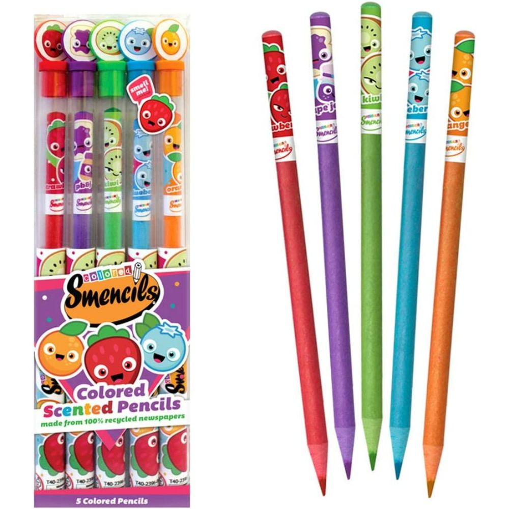 Scentco Colored Smencils - Coloring Pencils, 5 Count